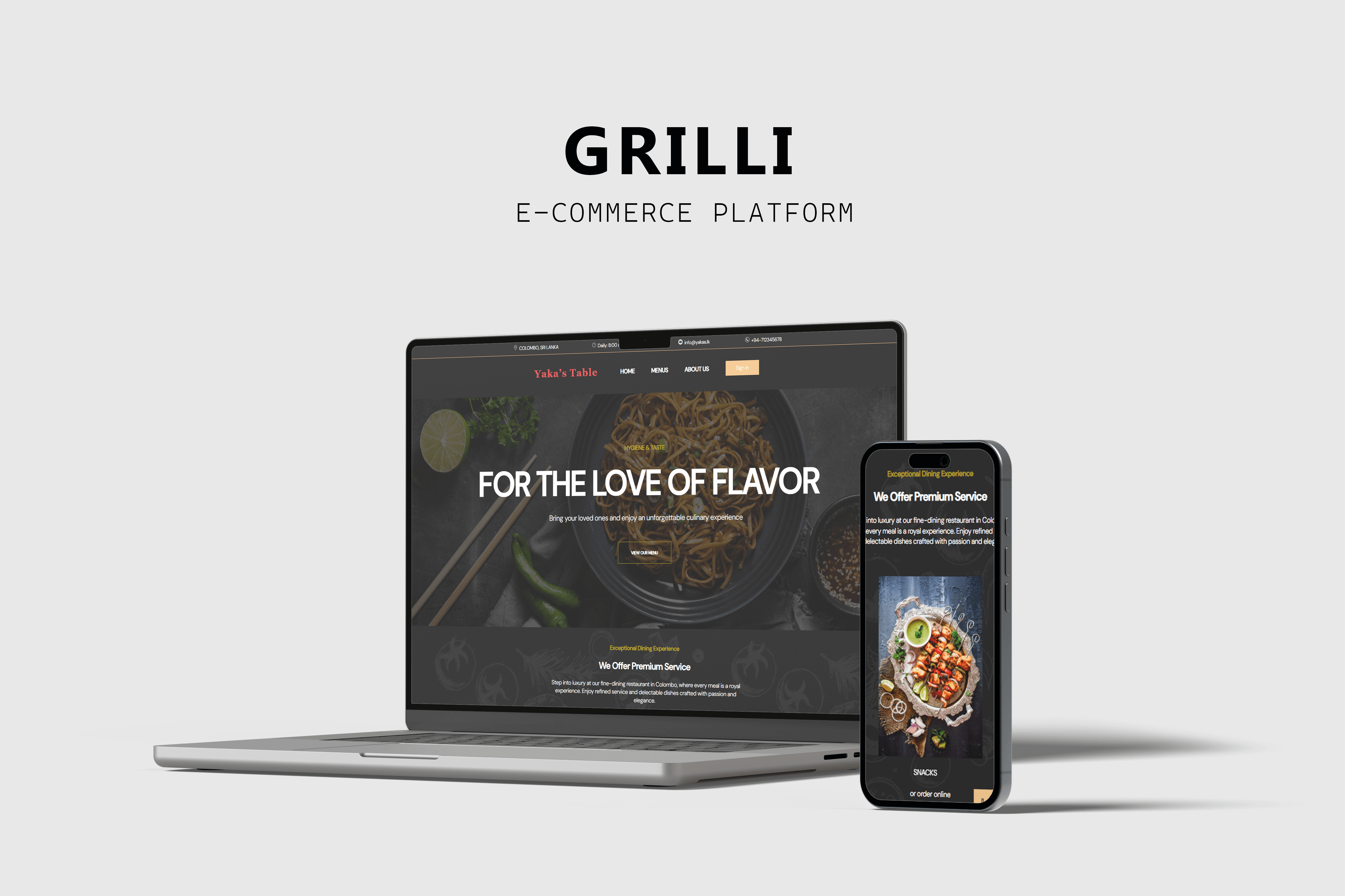 Yaka's Table Restaurant Project